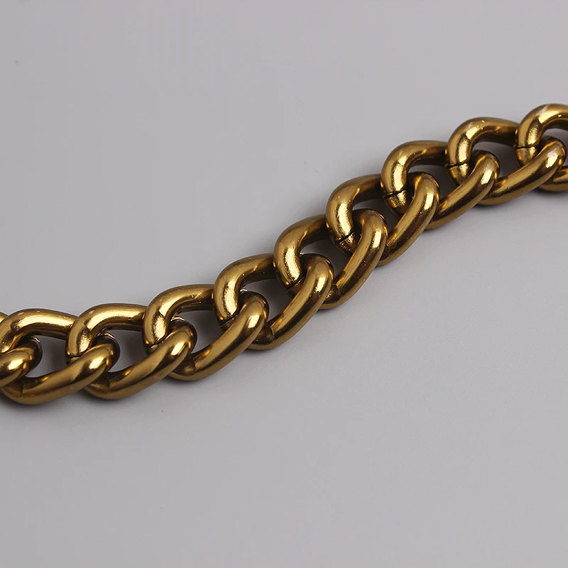 2021 Vintage Bronze Alloy talia Chain dla kobiet regulowany szeroki łańcuch w pasie z napisem panie Eurpoean metalowy pas biodrowy — zdjęcie 7