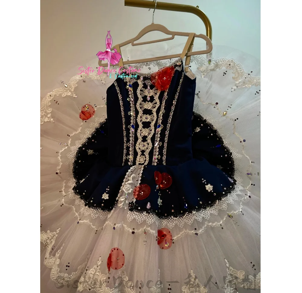 

2024 New Paquita, Don Quixote and other variations of the tutu private custom adult children competition dress women's costume