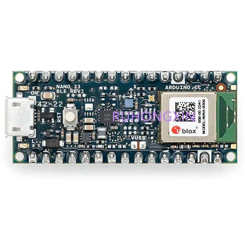 

Arduino Nano 33 BLE Rev2 with headers ABX00072 nRF52840 Development Board Development Kit Original Import