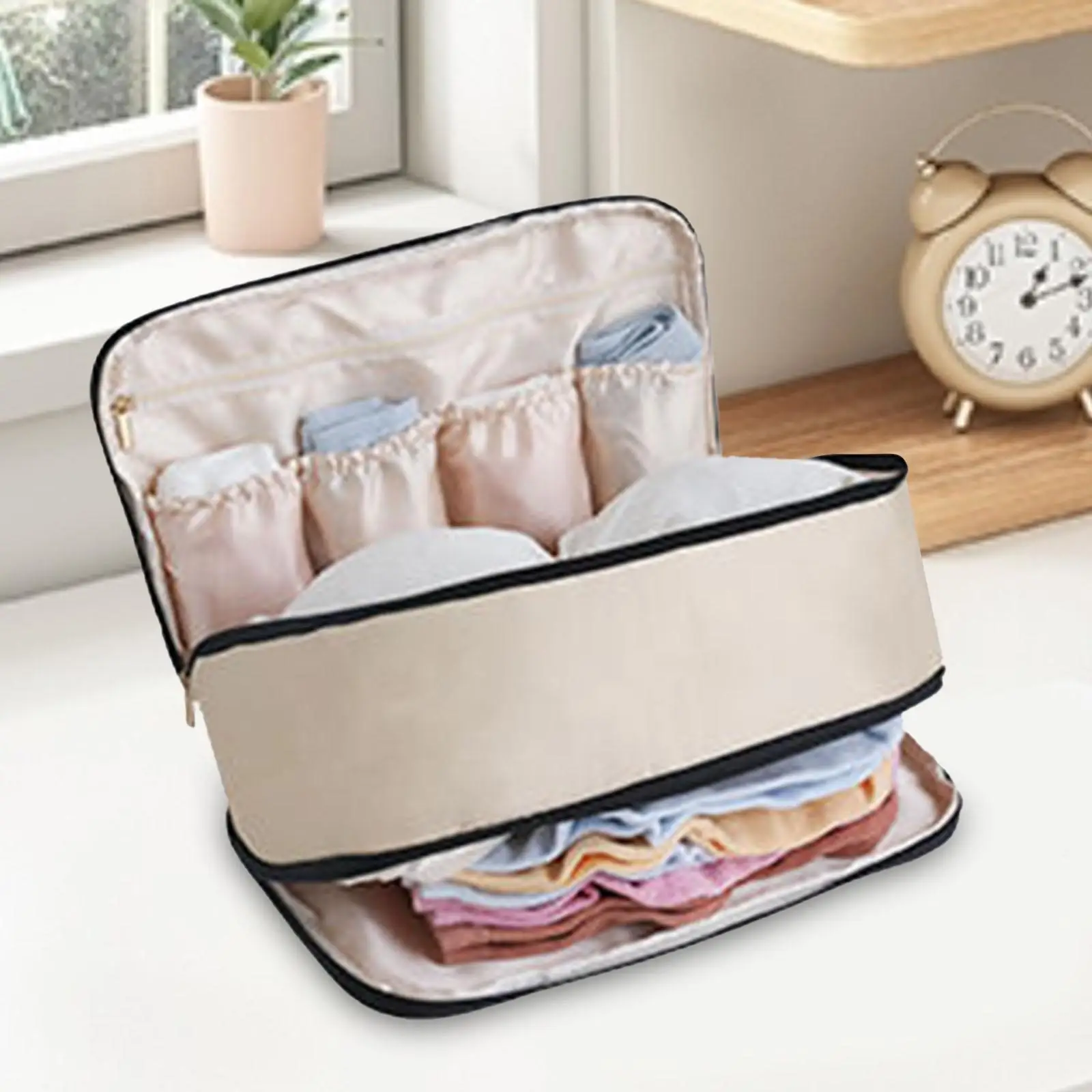 Socks Underwear Bra Organizer Case Travel Packing Cube Storage Bag for Suitcases Travel Essentials Large Bra Socks Men Women