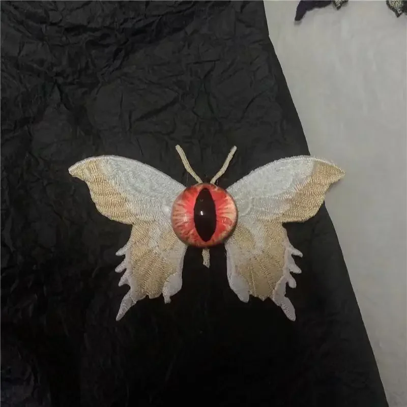 Schmetterling Stickerei Augen Haarnadel Clip Gothic Handwerk Dekoration Halloween Geschenk Spice Lolita Harajuku Jk Horror Punk