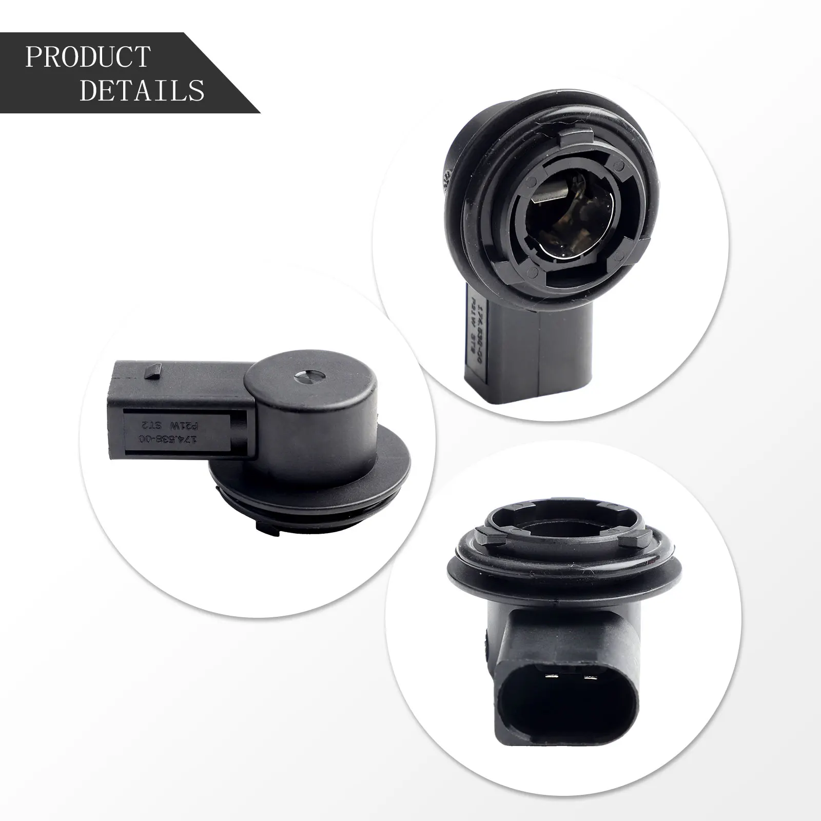 Car Light Accessories Lamp Holder Socket Vehicle Lighting Car Maintenance Wear-resistant ABS Material Easy To Use