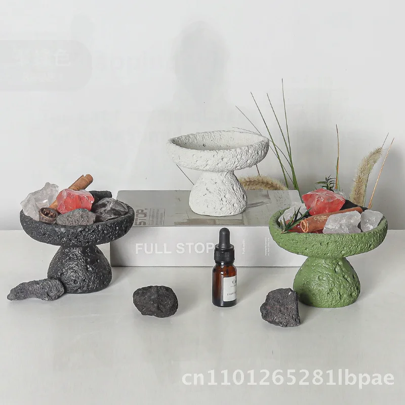 

Meteorite Fragrance Expanding Stone Aromatherapy Essential Oil Container Tray Non-fire Household Spar Fragrance Niche Decor