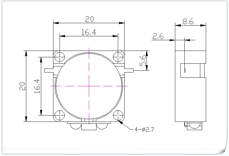 clockwise RFTYT WG2020X-1 2400-2500MHz  151012342 RF microstrip line isolator 2.4GHz