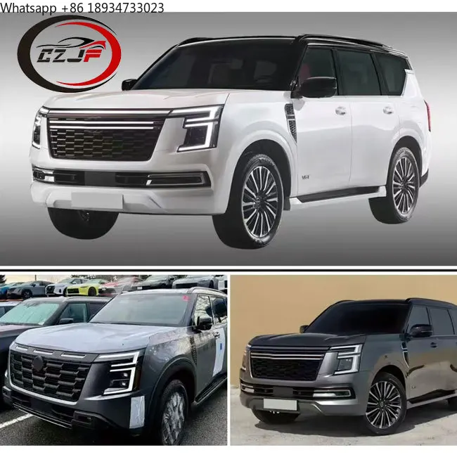 CZJF High Quality Hot Selling Modification Body Kits for Nissan Patrol 2025 2024 Low to High Bumper Grille Fog Lights