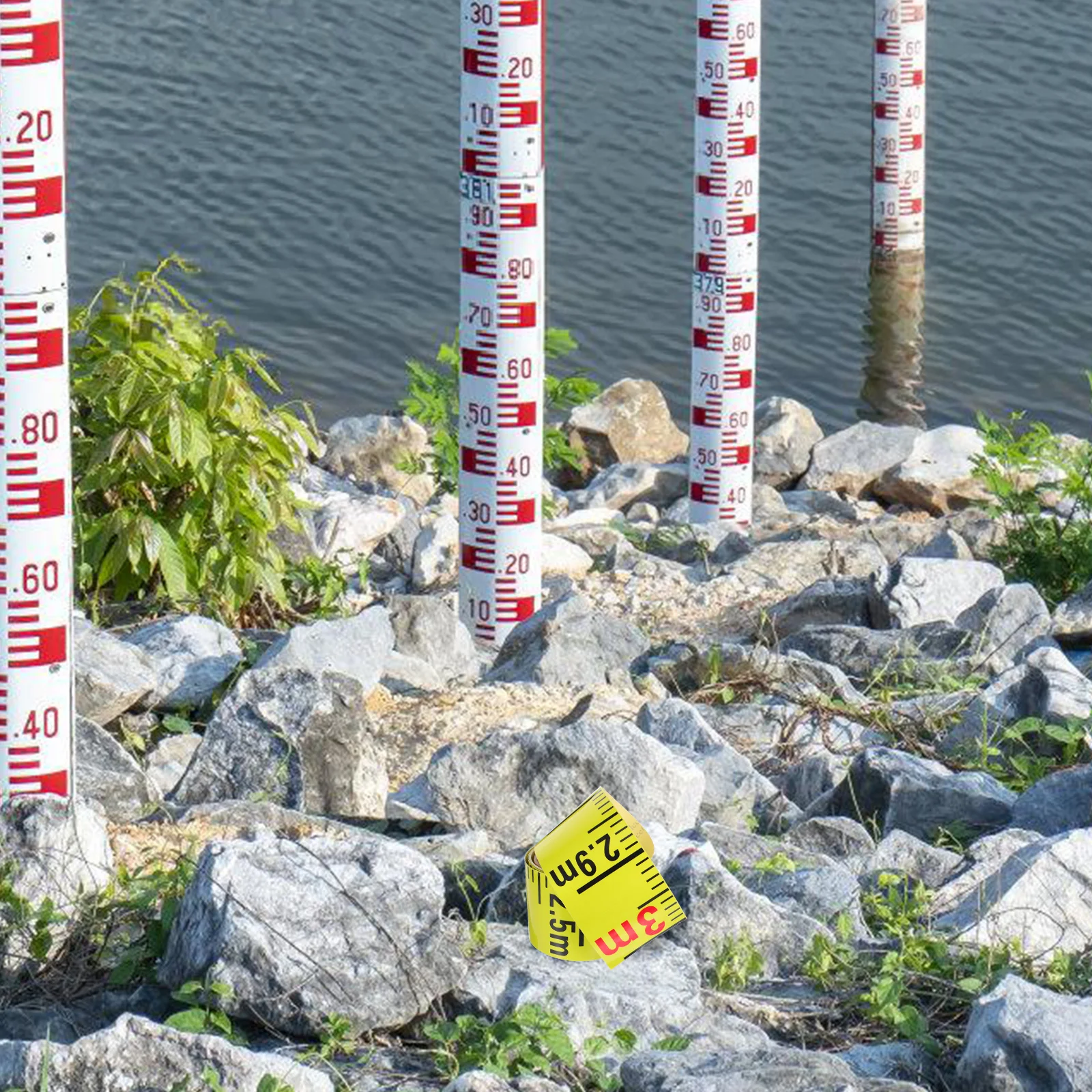 

Water Level Ruler Sticker Measuring Stickers for Height Measurement Indicator of Pvc Fish Liquid Gauge Meter