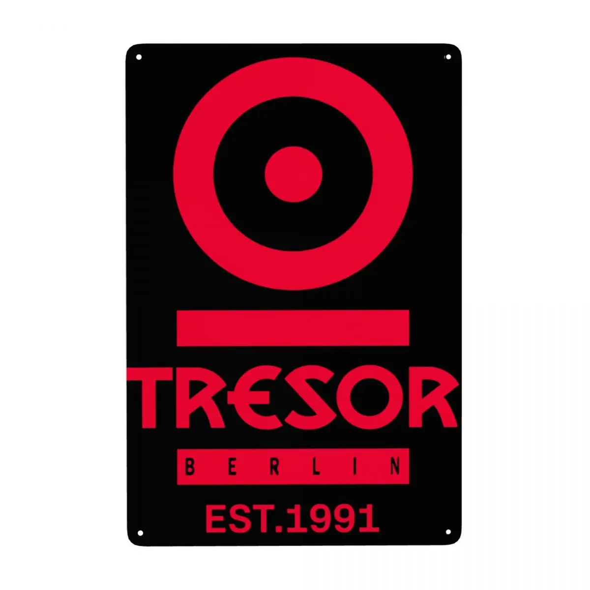 Nachtclub Musik Tresor Berlin Logo Metall Zeichen Vintage Zinn Dekorative Zeichen Plaque Pub Cafe Yard Man Cave Bar Wand Dekor Kunst