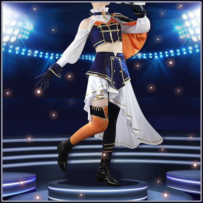 [Customized] NIJISANJI Vtuber FANTASIA 4th Anniversary Higuchi Kaede Cosplay Costume Halloween Outfits Women Suit Uniform