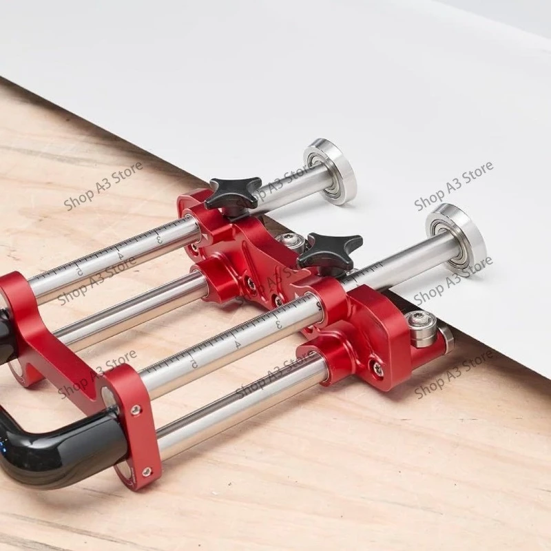 2-Station Metal Sheet Bending Roller, Roofing Tool with Folding & Hemming Functions, Portable Hand Operated