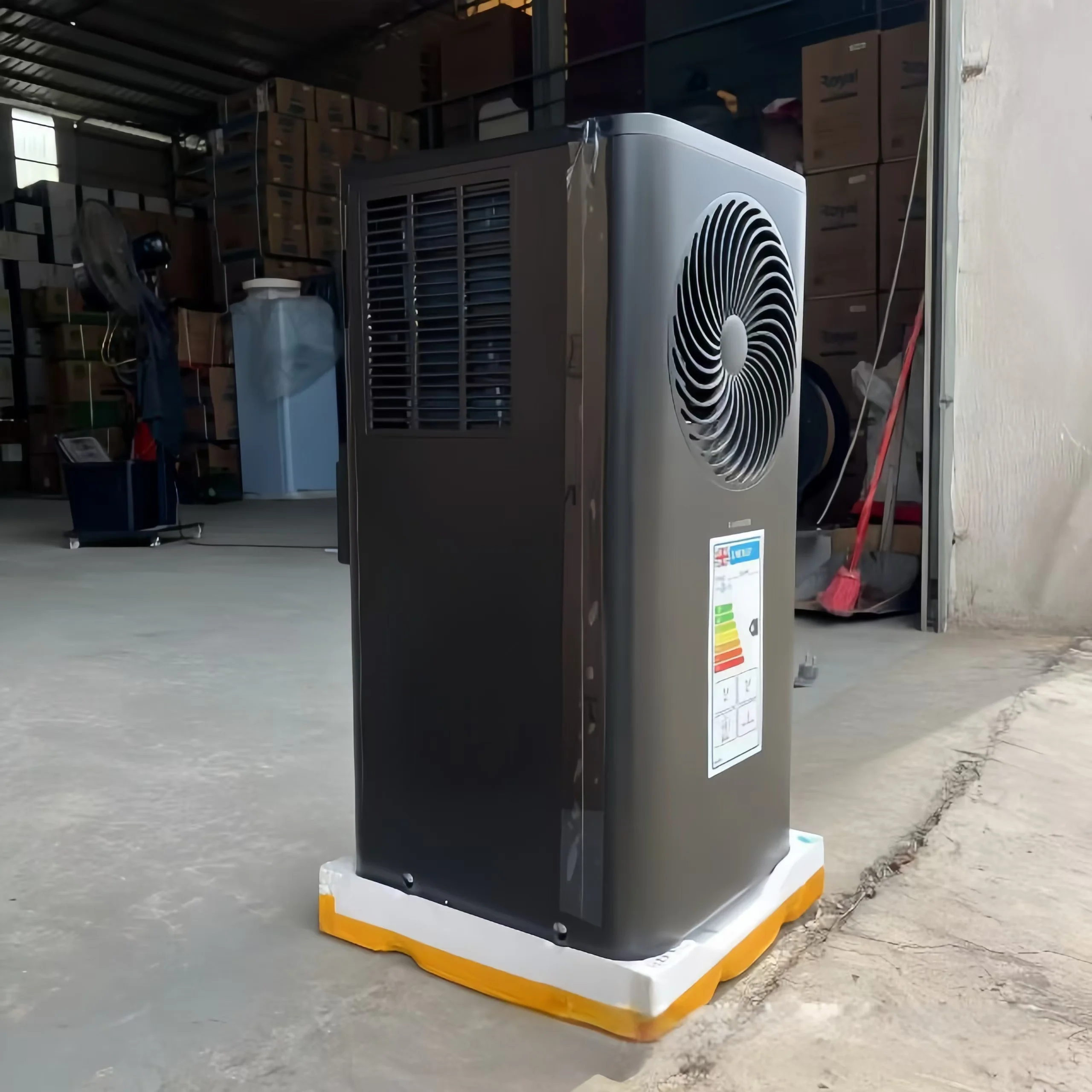 OEM 1hp 9000btu портативный мобильный кондиционер с одним охлаждением, комната для аренды кухни, бесплатная установка