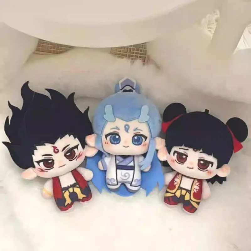 ขายร้อน Nezha 2 ปีศาจเด็ก In The Sea Ao Bing ตุ๊กตาผ้าฝ้ายจี้ตุ๊กตา Plush อะนิเมะของขวัญวันเกิดน่ารัก