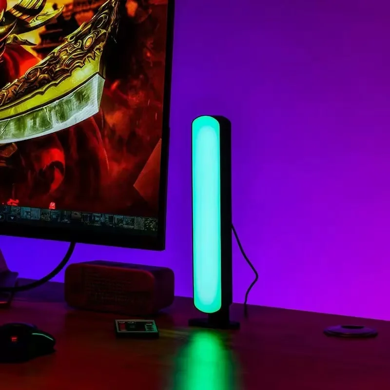 RGB Smart Ambient Light Bar, Music Sync Gaming Light, TV Backlight Color Changing LED Atmosphere Lamp for Desk Bedroom Decor