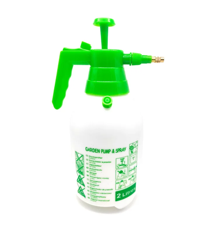 Bottle spray, sulfate, 2 L. Pressure Pump/vaporization with sprayer, adjustable brass nozzle, gardening, rie