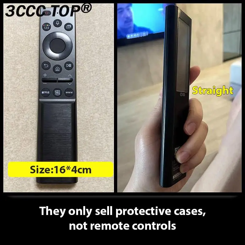 For Samsung Smart TV Solar Remote Control Protective Cover Anti-fall Thicken Silicone Non-slip BN59-01357 Durable Protect Cases