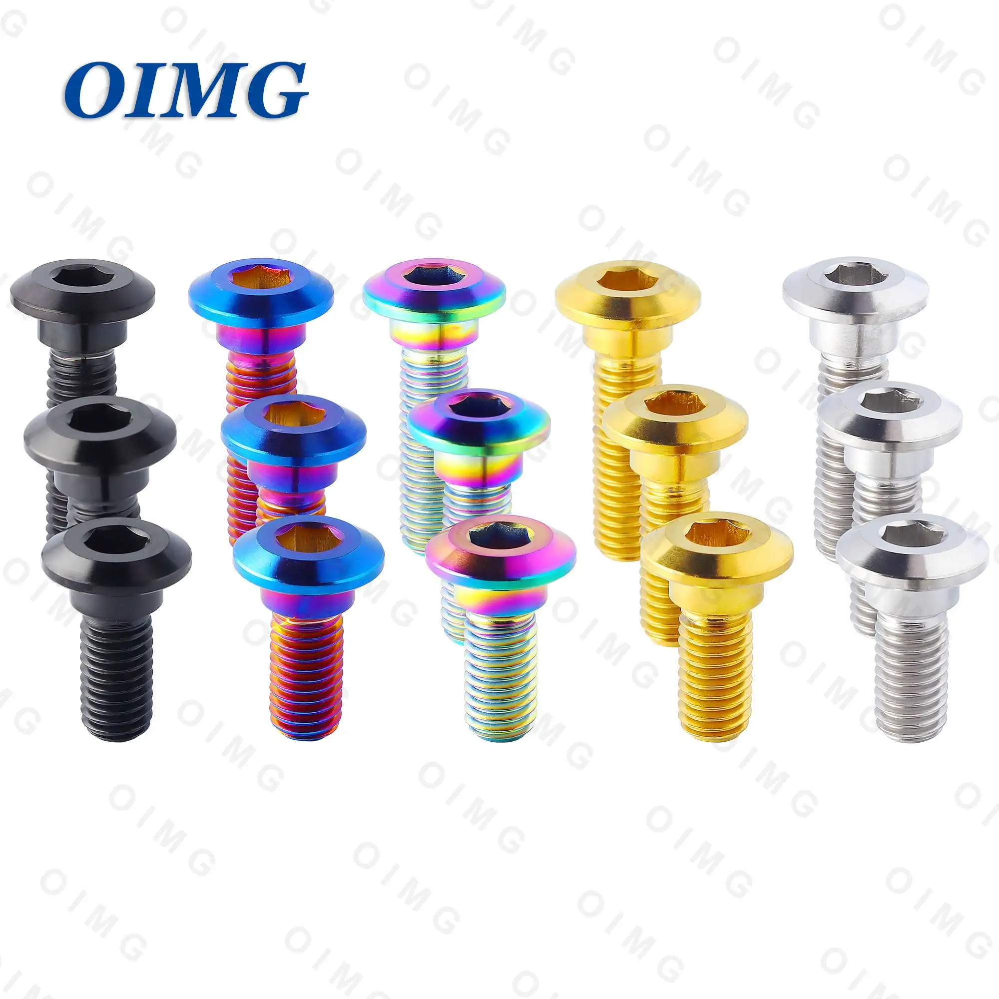 

M8x20 25 30mm Titanium Bolts Motorcycle Caliper Disc Brake Rotor Screw for YAMAHA Suzuki Motorcycle Accessory Bolt