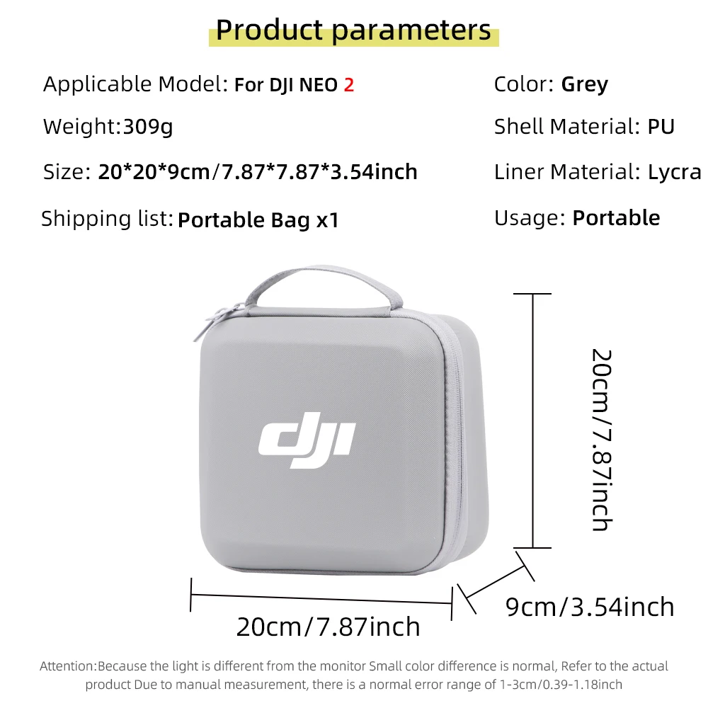 EVA Étui de Transport et de Rangement pour Drone pour Neo Étu7938