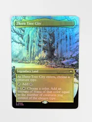 Three Tree City BLB Foil 1 juego Magical Proxys, juego de cartas de calidad negra, juego de mesa de reunión, tarjetas comerciales, Proxy