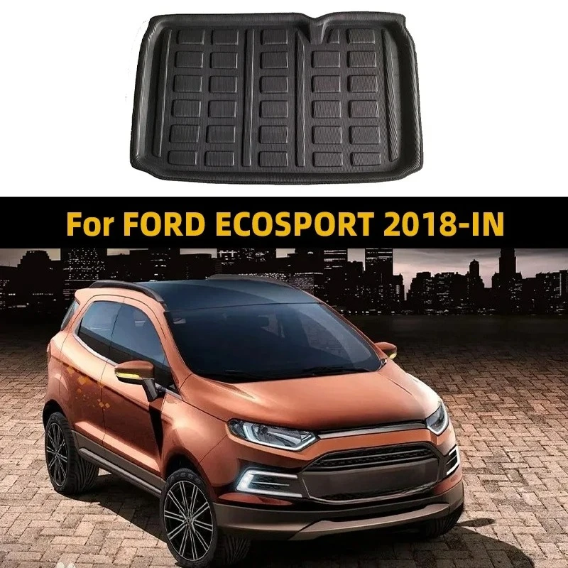 

Для FORD ECOSPORT 2018-IN автомобильный коврик для заднего багажника, автомобильный ковер, аксессуары для интерьера, детали, авто коврик, напольный коврик, грузовой вкладыш