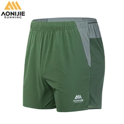 AONIJIE FM5195 pantaloncini da corsa atletici da uomo per allenamento sportivo in palestra con tasche, asciugatura rapida, resistente all'acqua