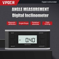 4X90° Inclinometer Digital Level Angle Gauge  Measurement Tools Magnetic Base Electronic Universal Bevel Protractor