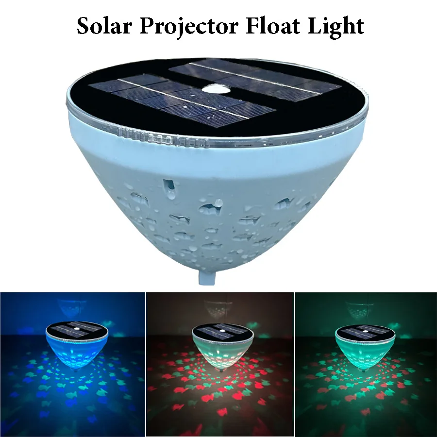 

Solar Floating Pool Light Rechargeable Led Lamp with Panel Outdoor Lamps Garden Decorative Powered Lighting Christmas Decoration