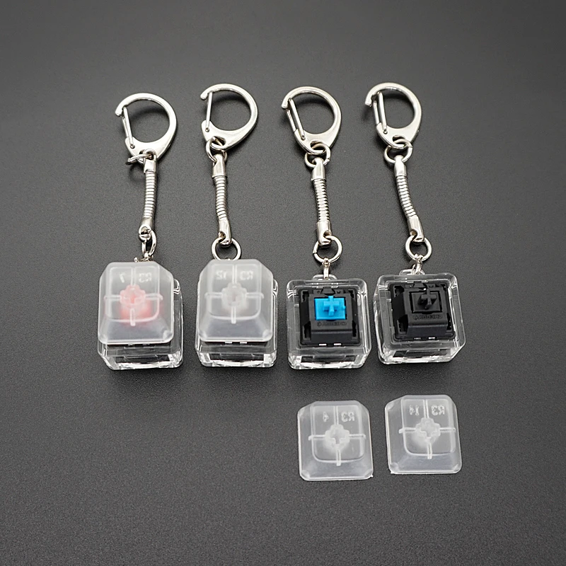 Keychain switch tester For Cherry Mechanical MX Switch Black Red Blue Brown Keyboard Switches Tester Kit Try the feel decompress