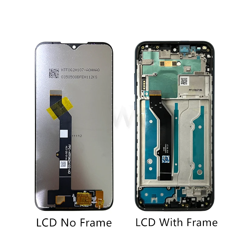 For Motorola Moto E 2020 LCD Display Touch Screen Digitizer Assembly With Frame XT2052DL LCD Screen Replacement Repair Parts