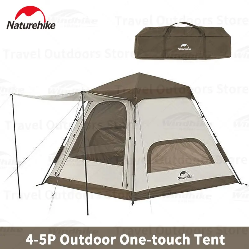 Naturehike Camping  Quick Open Tent 150D Polyester PU2000mm UPF50+ Automatic Tent 4-5 People Tent Outdoor TravelHexagonal Tent