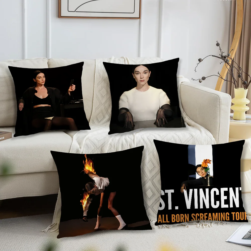 Singer St. Vincent All Born Screaming  cushion cover Accessories Square Cushion Room Bedroom Headboard Sofa Living Backrest Car