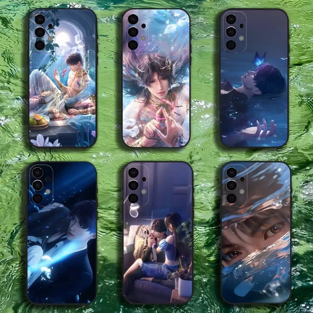 

Love And Deepspace Rafayel Phone Case For Samsung S25,S24,S21,S22,S23,S30,Ultra,S20,Plus,Fe,Lite,Note,10,9,5G Black Cover