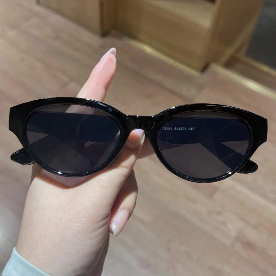 1Pc frauen Sonnenbrille Neue Stil Exquisite und Kompakte Cat-Eye Retro Vielseitig Persönlichkeit Mode Trend Straße Fotografie Holi – Detail 3
