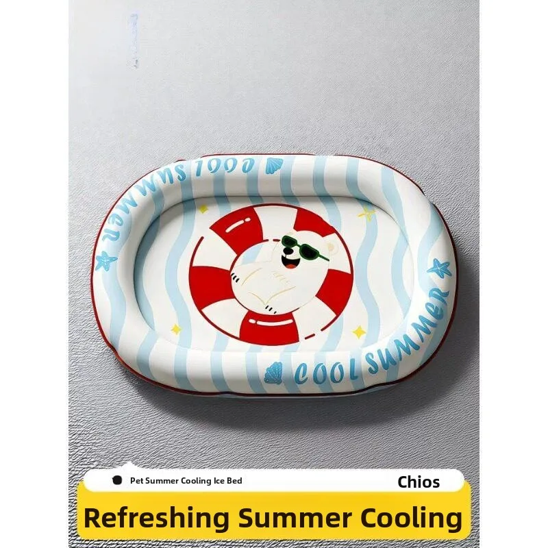 

Pet Cooling Mat Dog Summer Sleep Pad Heat Dissipation Resistant Biting Waterproof Dog House Mat Summer Cooling Pad