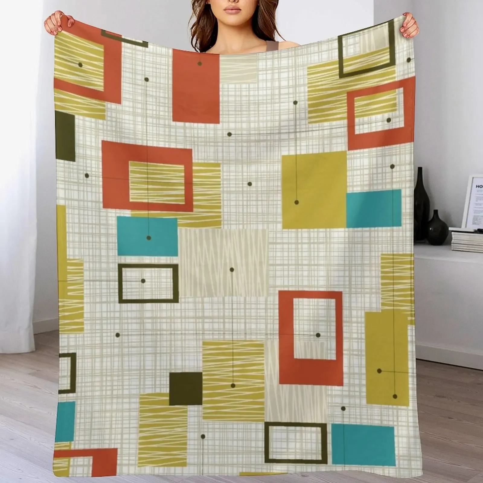 

Mid Century Modern 2a Throw Blanket Luxury Throw For Decorative Sofa Soft Beds Blankets