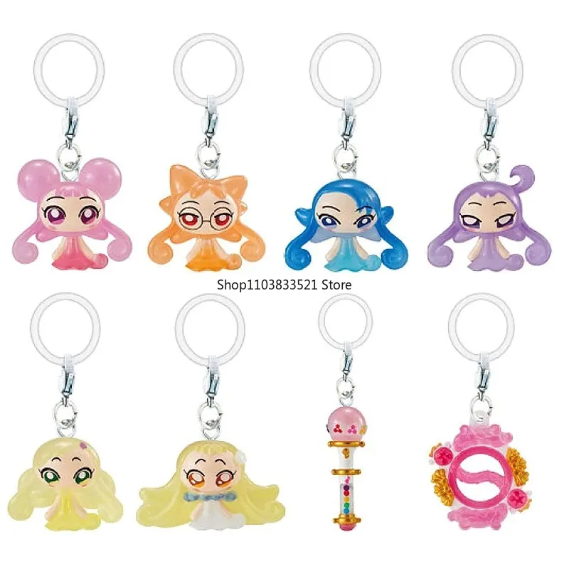 Bandai original mágico doemi pingente gashapon brinquedos mini shapeshifting prop anime figura de ação chaveiro ornamentos