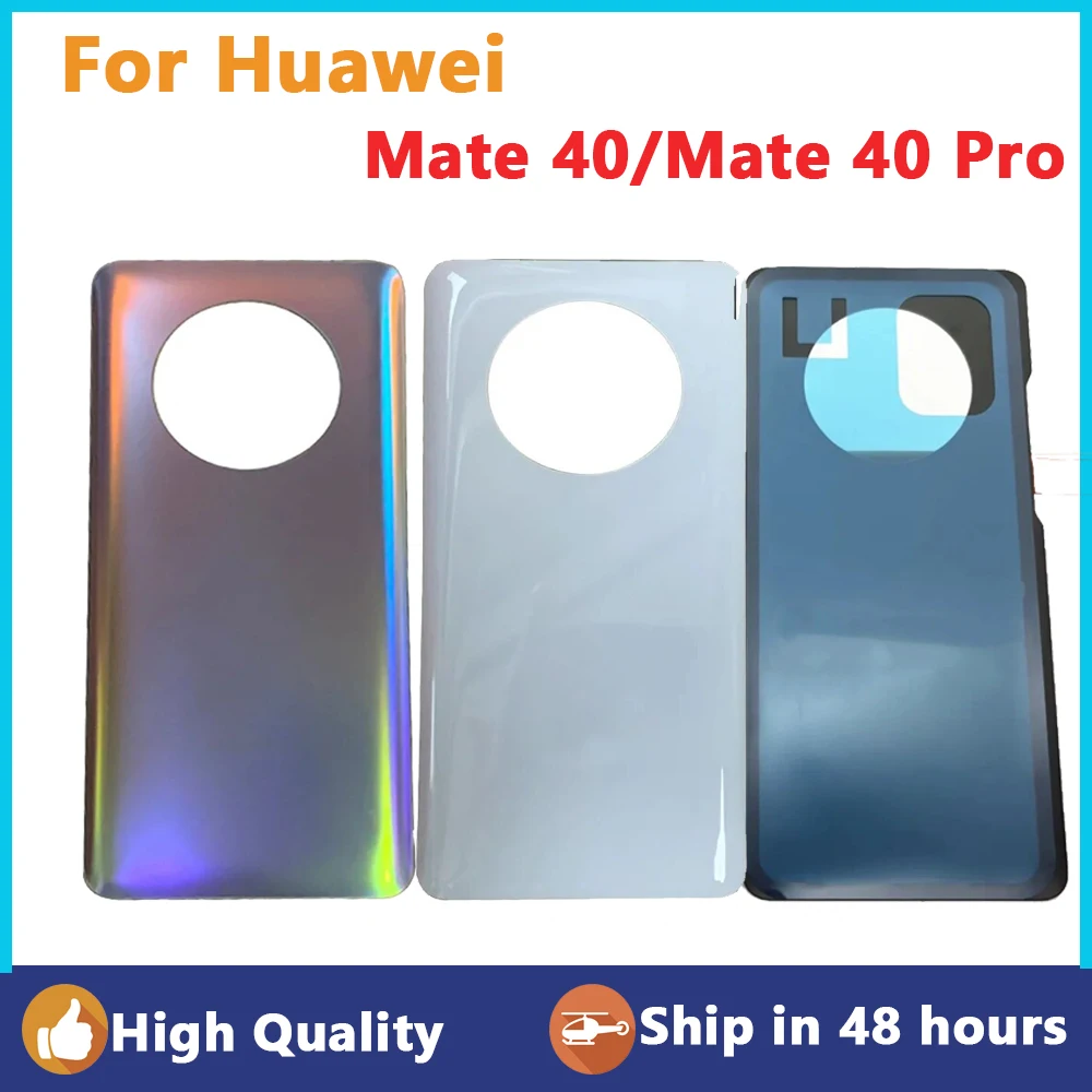 

Battery Back Cover For Huawei Mate 40 Pro Glass Rear Battery Door Housing Case For Mate 40 Replacement Part