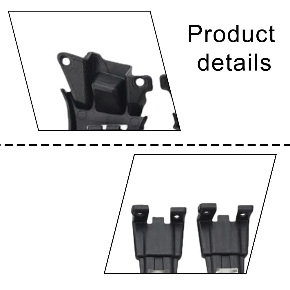 Front Headlight Brackets Set For Cooper S For F54 F55 F56 F57 For Cabrio 2013-19 63117383206 Black ABS Plastic Mounting Holder view 6