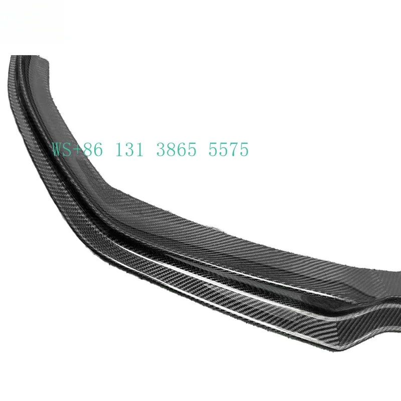 

V Style Carbon Fiber Car Front Bumper Lip Sp Trim for 3 Series G20 G28 Lci M Sport Upgrade Front Lip Spoiler