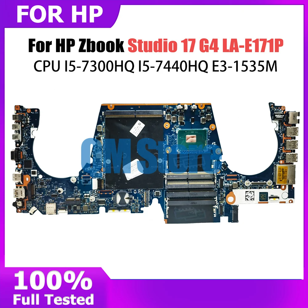 

CPW70 LA-E171P Mainboard For HP ZBook 17 G4 Laptop Motherboard With i5 E3-1535M CPU 921325-601 921326-601 921329-601