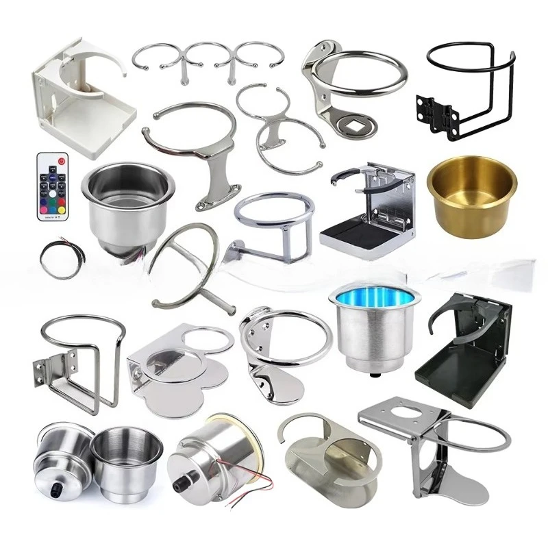 

Marine Yacht General Drink Bottle Cup Holder Stainless Steel Drink Cup Holder