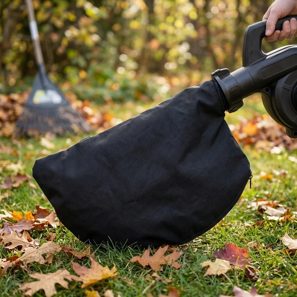 1pc Canvas Collection Bag For Karcher BLV 18-200 BLV 36-240 Leaf Blower Vacuum Parts Black Debris Catcher Garden Tool
