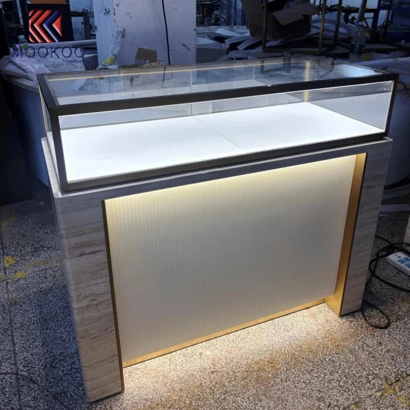 custom.Commercial Furniture Jewelry Kiosk Mall Jewelry Shop