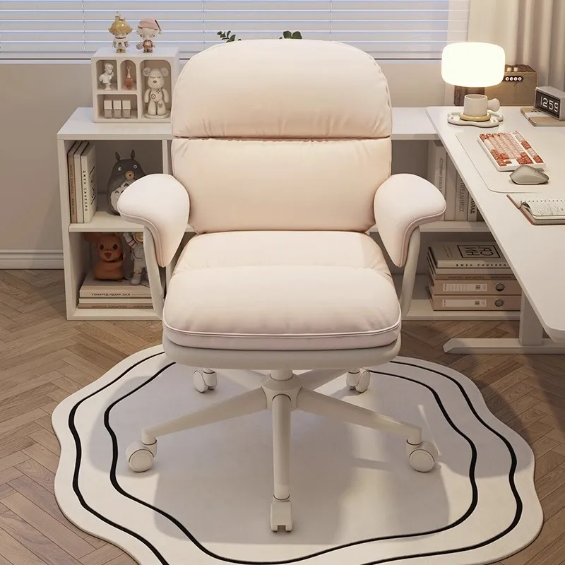 

Vanity Office Chair Kneeling Arm Velvet Lazy Comfortable Office Chair Full Body High Back Chaise De Bureaux Office Furniture