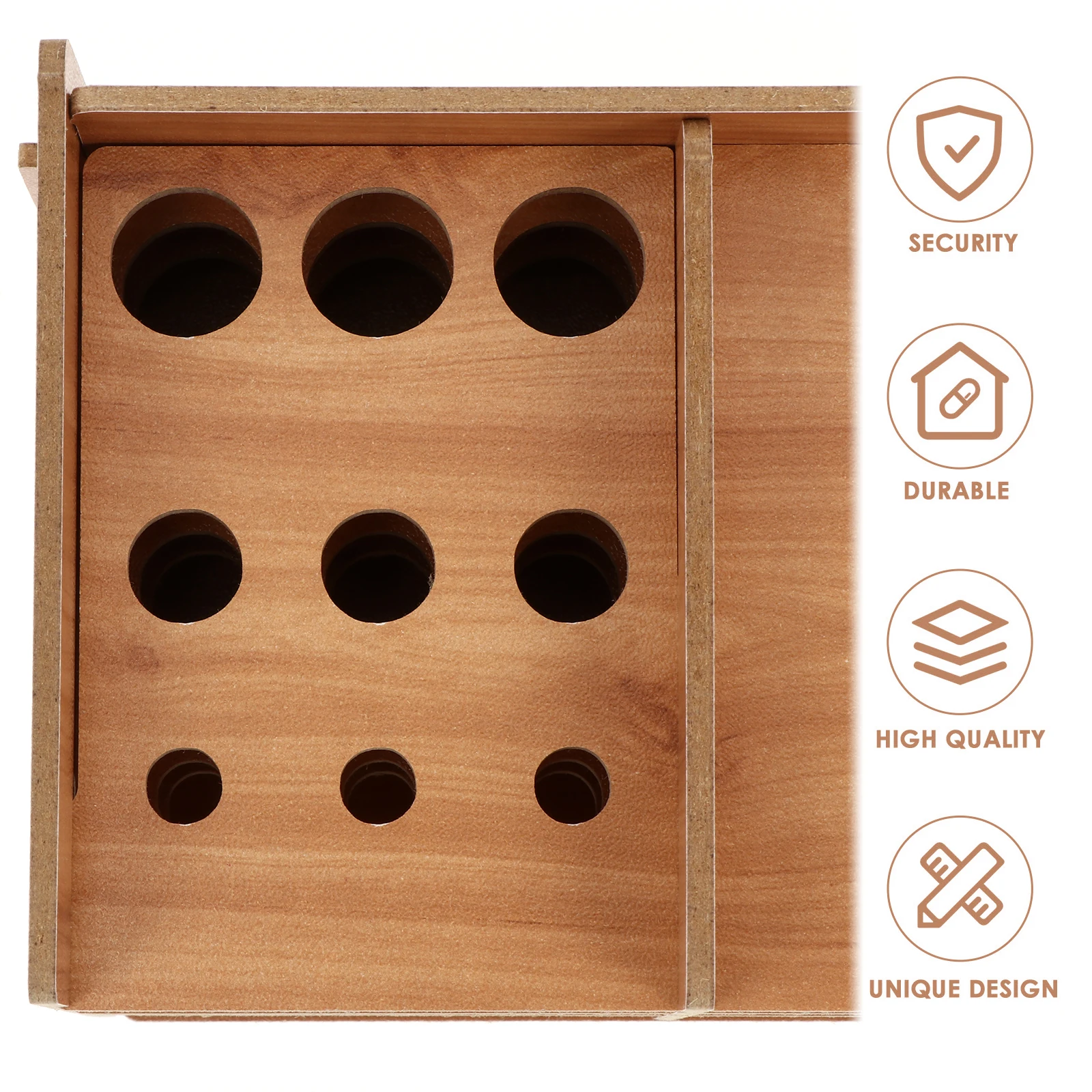 

Wooden Tool Tray Silicone Pan DIY Crafts Storage Rack Rhinestone Pen ganizer Diamond Picture Tool Plate