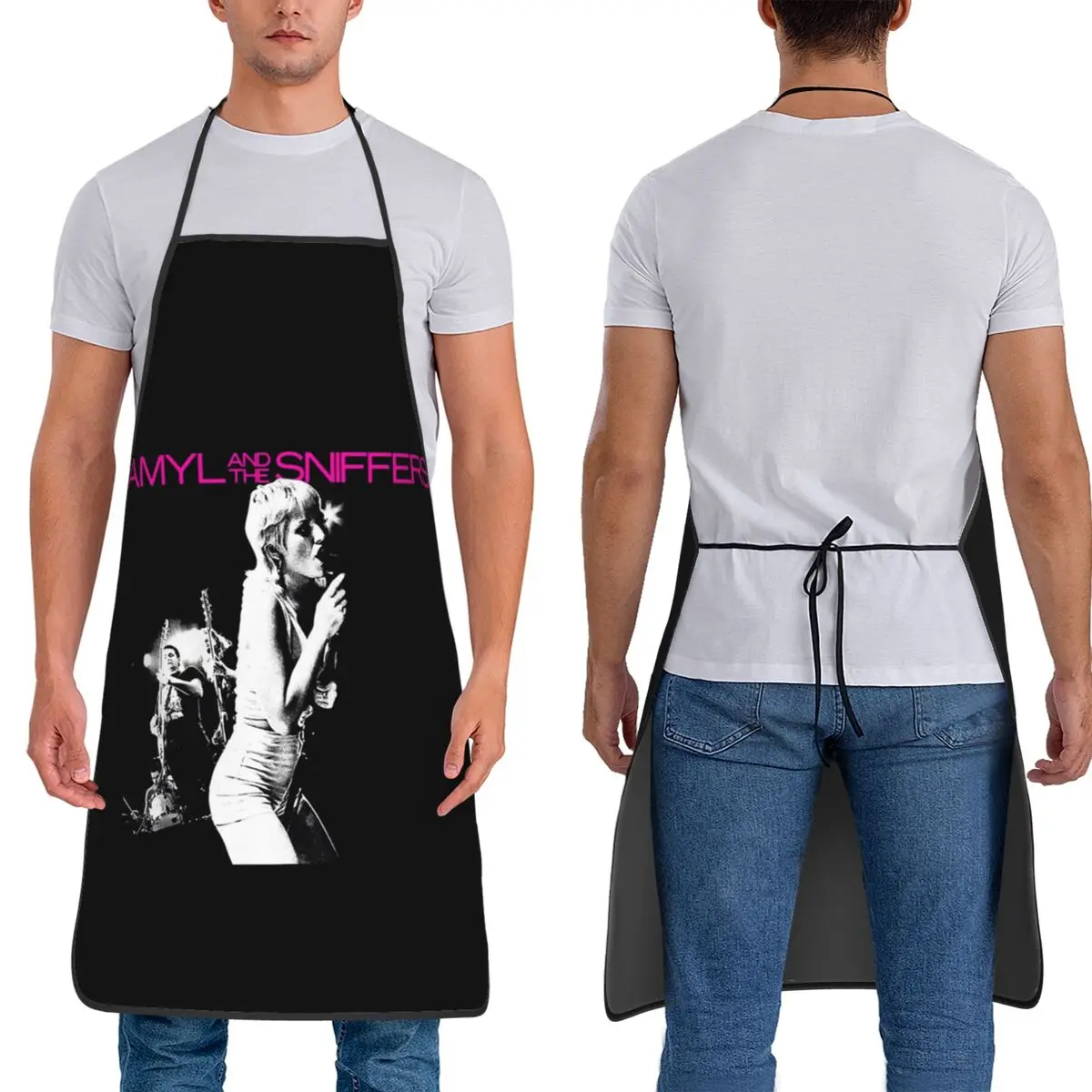 

Фартуки Amyl And The Sniffers, фартуки для шеф-повара, приготовления пищи, выпечки, водонепроницаемый нагрудник, кухонный сарафан для чистки для женщин и мужчин, садоводства