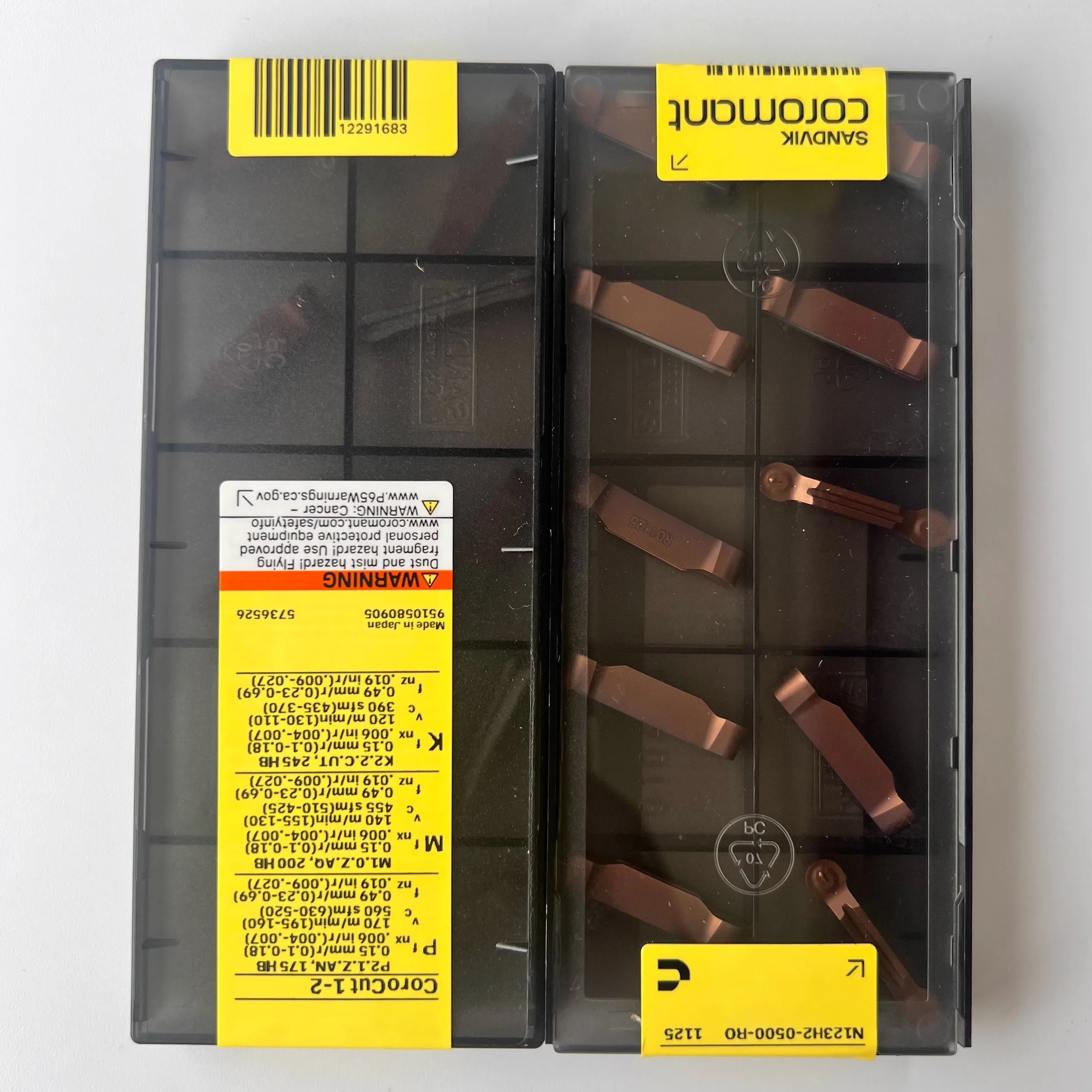 

N123H2-0500-RO 1125 / Original product CNC cemented carbide blade 10 Pcs