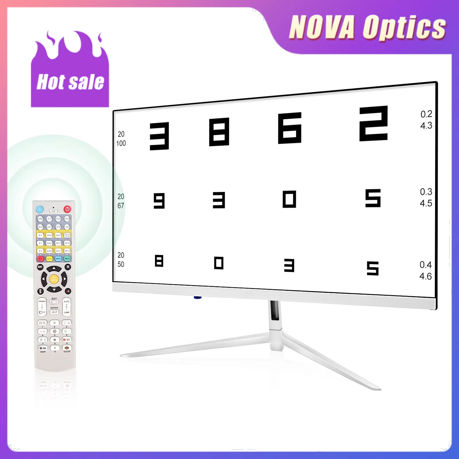 Nova Premium Frameless 21.5 بوصة LCD شاشة اختبار البصر بدون إطار – تقييم شامل لأداء المختبرات الطبية