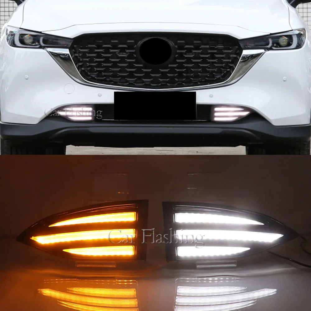 Mazda CX-5用LEDカーフォグライト,1セット,風通しの良いデザイン,2022