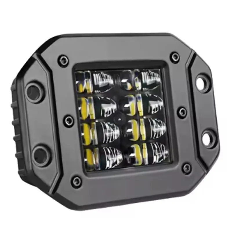 B08B-For Car Truck Atv Headlight LED Work Light Bar 12V 24V 40W Spot Flush Mount Off Road Light Pods