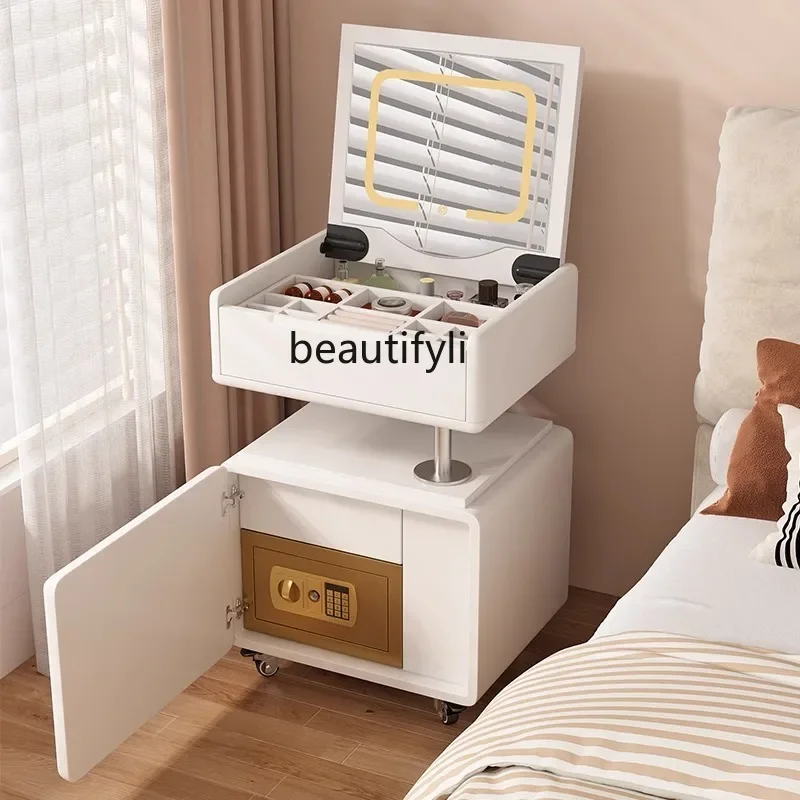 

xzzDresser Flip Free Lift Table Modern Lighting Makeup Table Bedside Table Safe