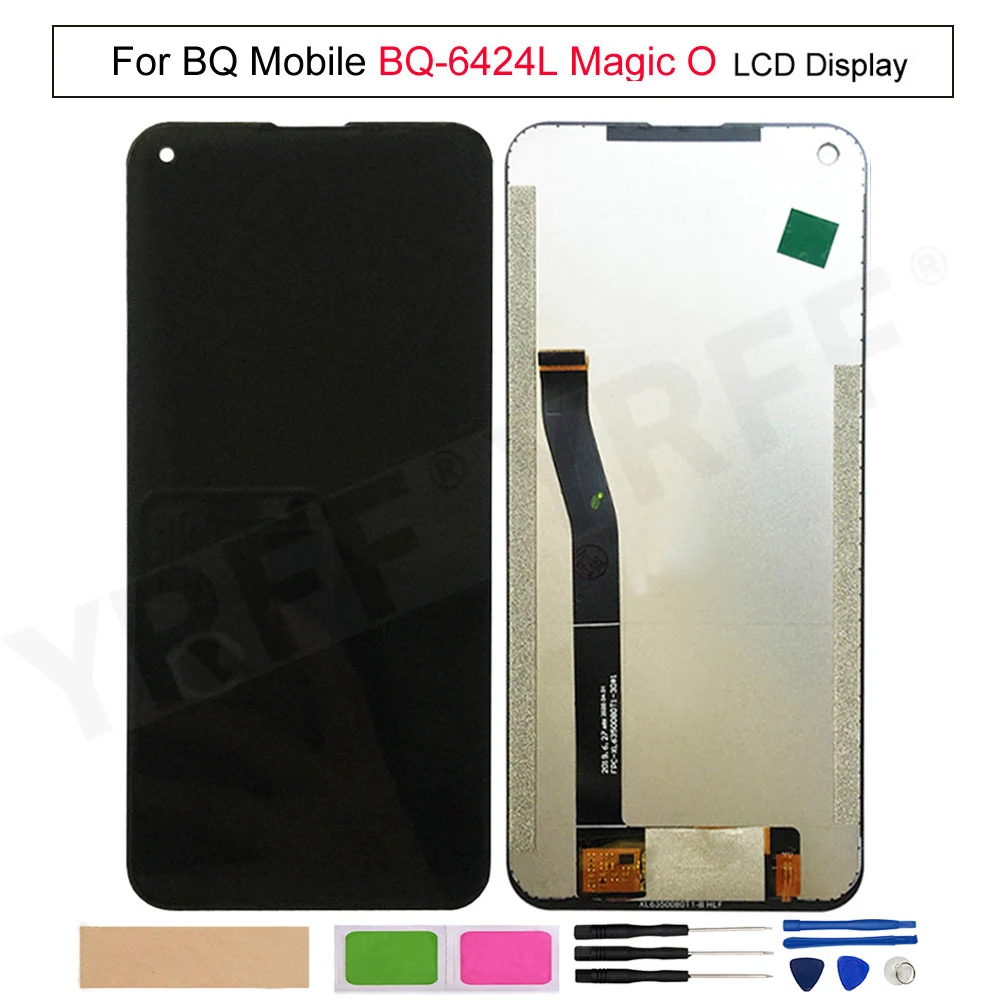 

LCD Display Touch Screen Digitizer,Phone Glass Panel Sensor Repair,for BQ Mobile BQ-6424L Magic O